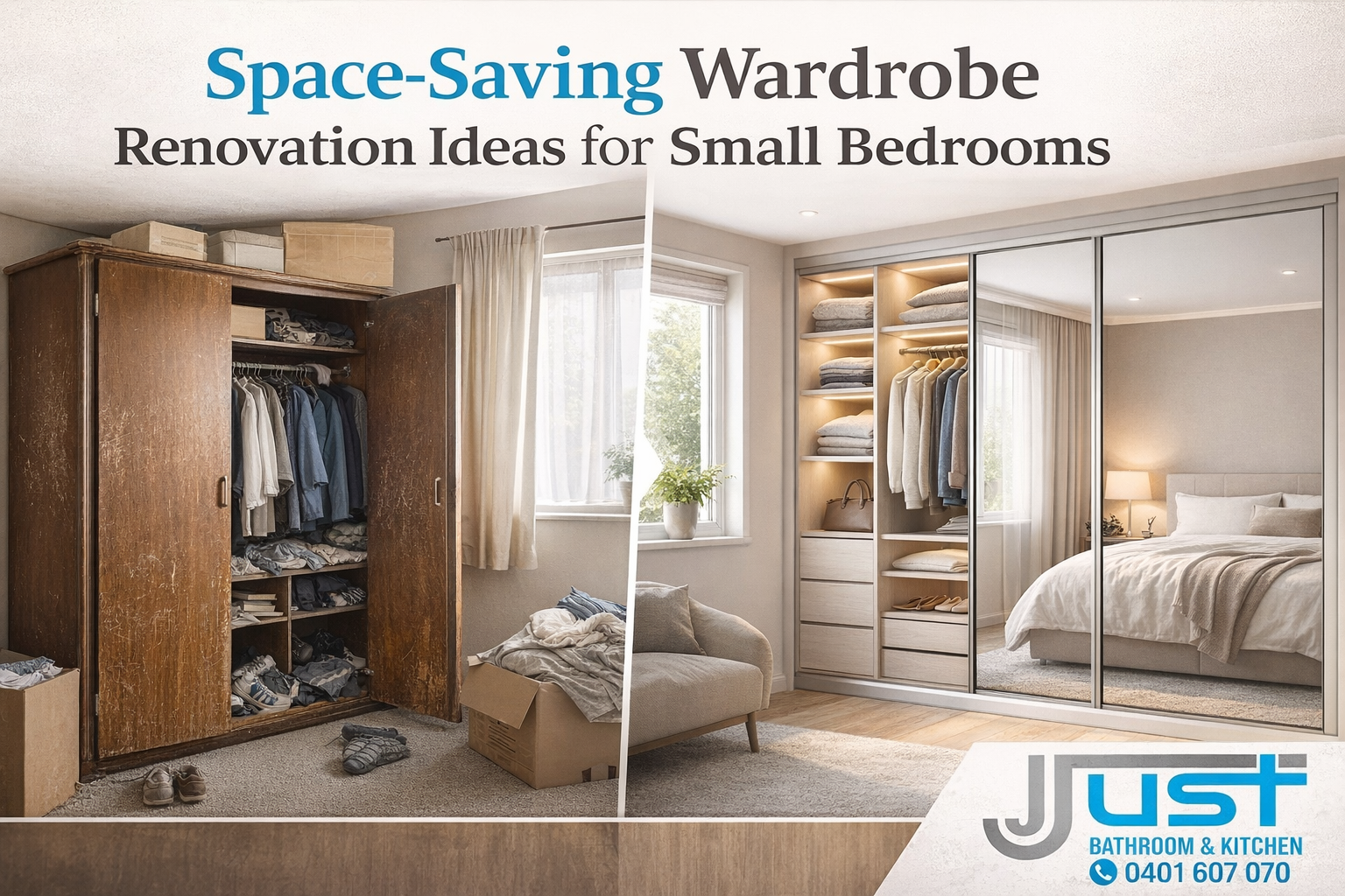 Wardrobe renovation ideas for small bedrooms