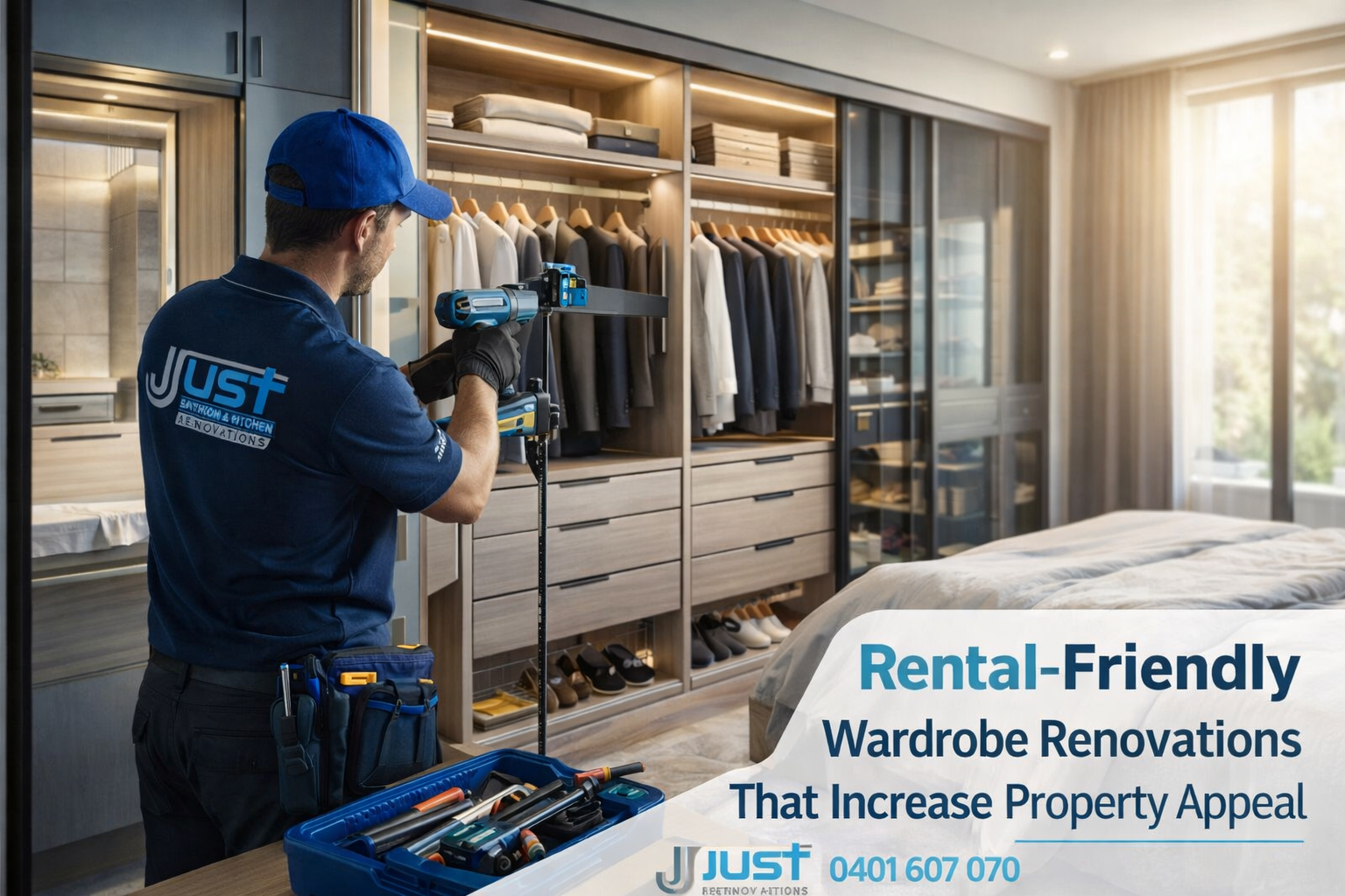 wardrobe renovation for rental properties